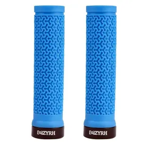 2pcs MTB Grips Mountain Bike Lockable Aluminum Clamp Grip Lock On Anti-Slip Rubber Bicycle Shock-Proof Handle 10