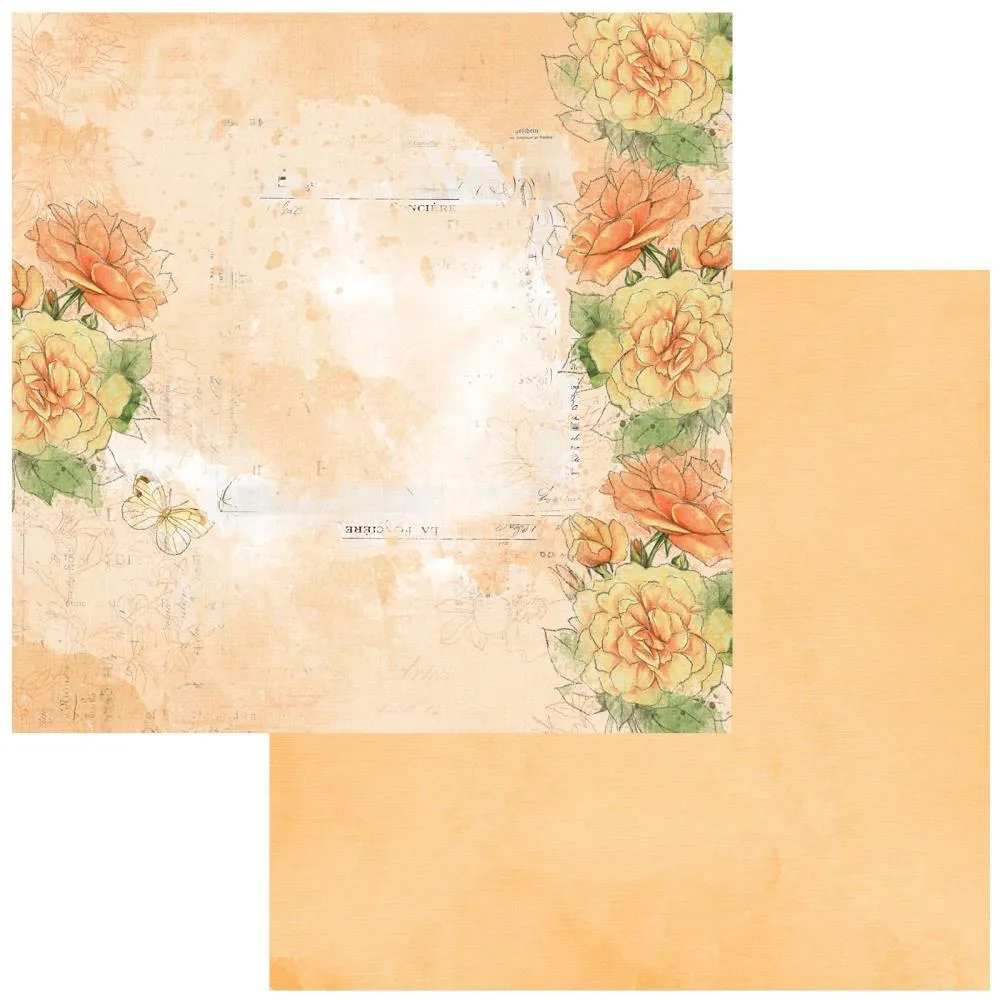 49 and Market 12 x 12 Collection  Pack   -  Color Swatch  Peach