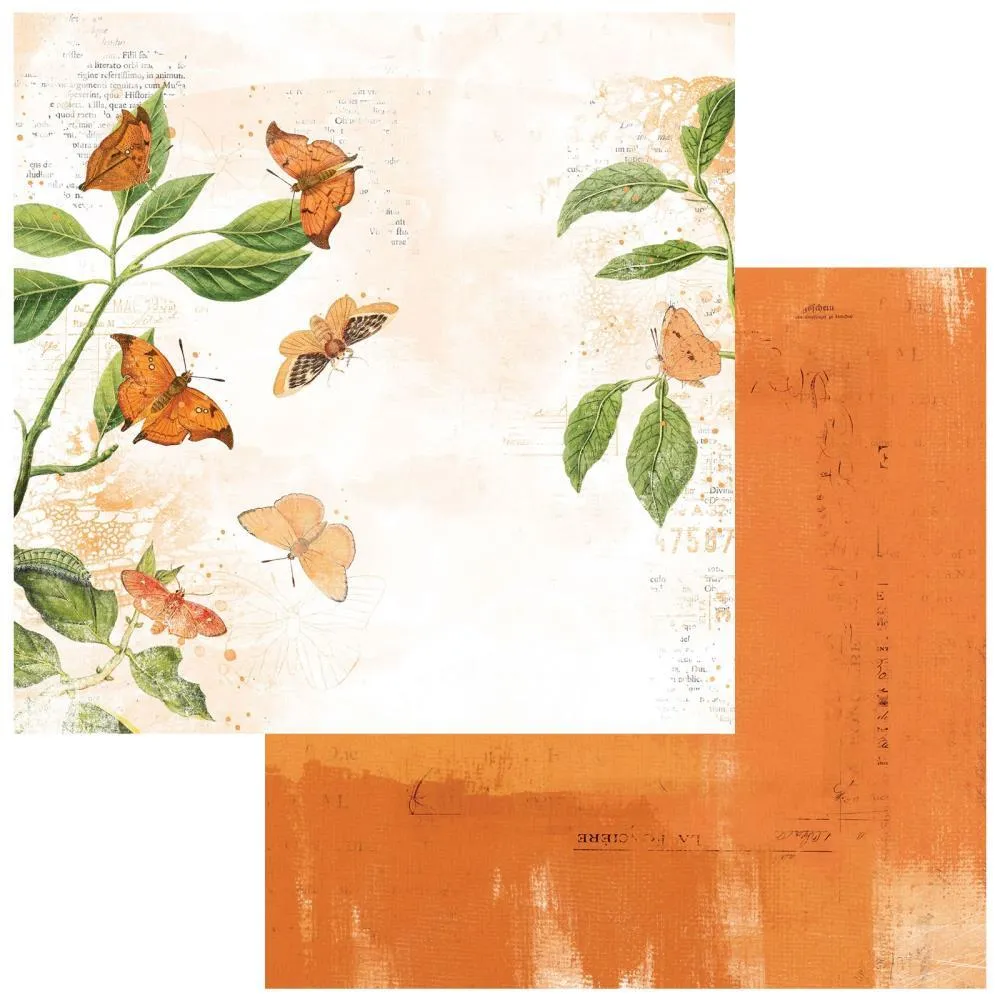 49 and Market 12 x 12 Collection  Pack   -  Color Swatch  Peach
