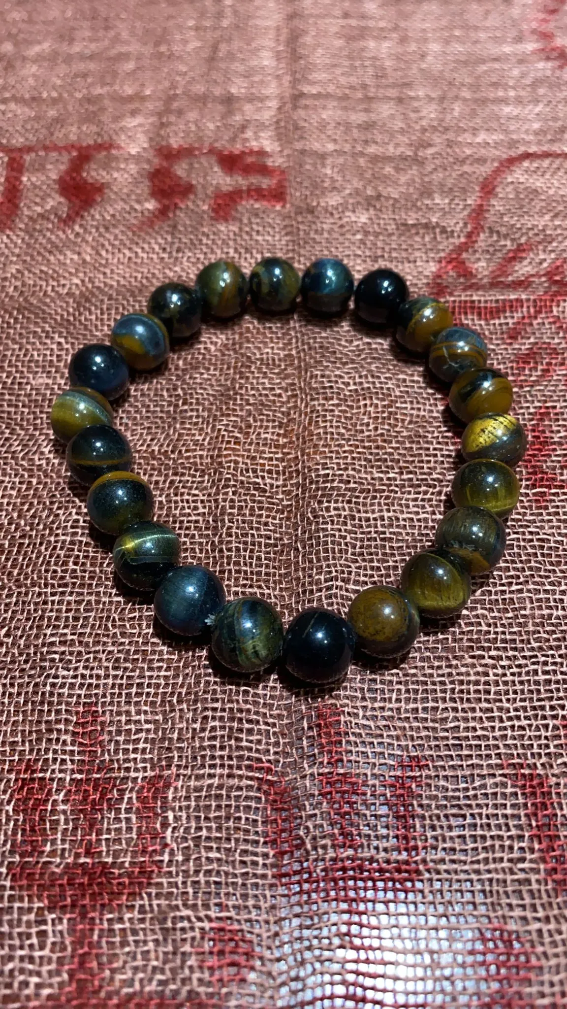 8MM Tiger's Eye Bead Bracelet