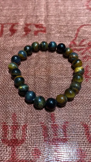 8MM Tiger's Eye Bead Bracelet