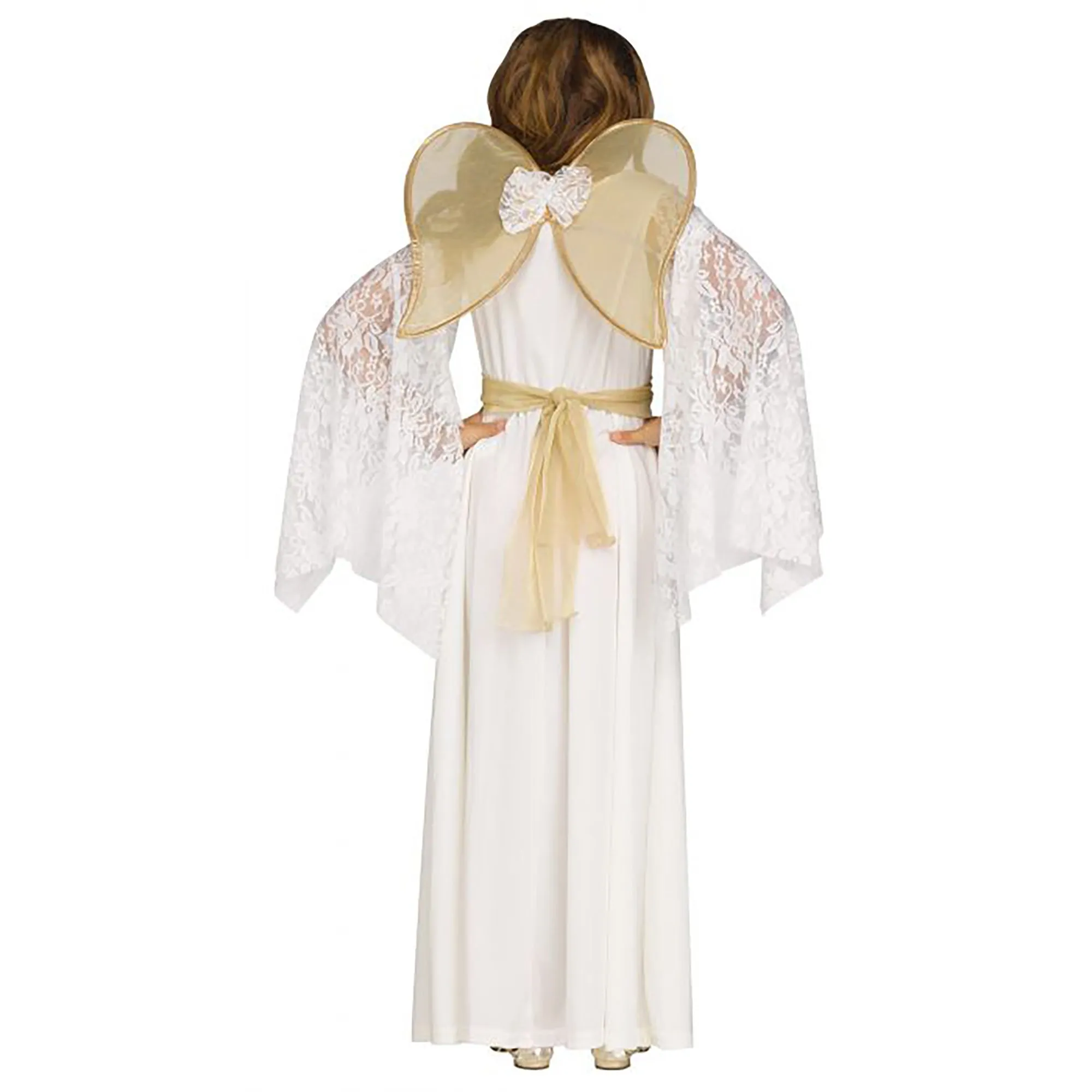 Angelic Miss Costume for Kids, White Dress