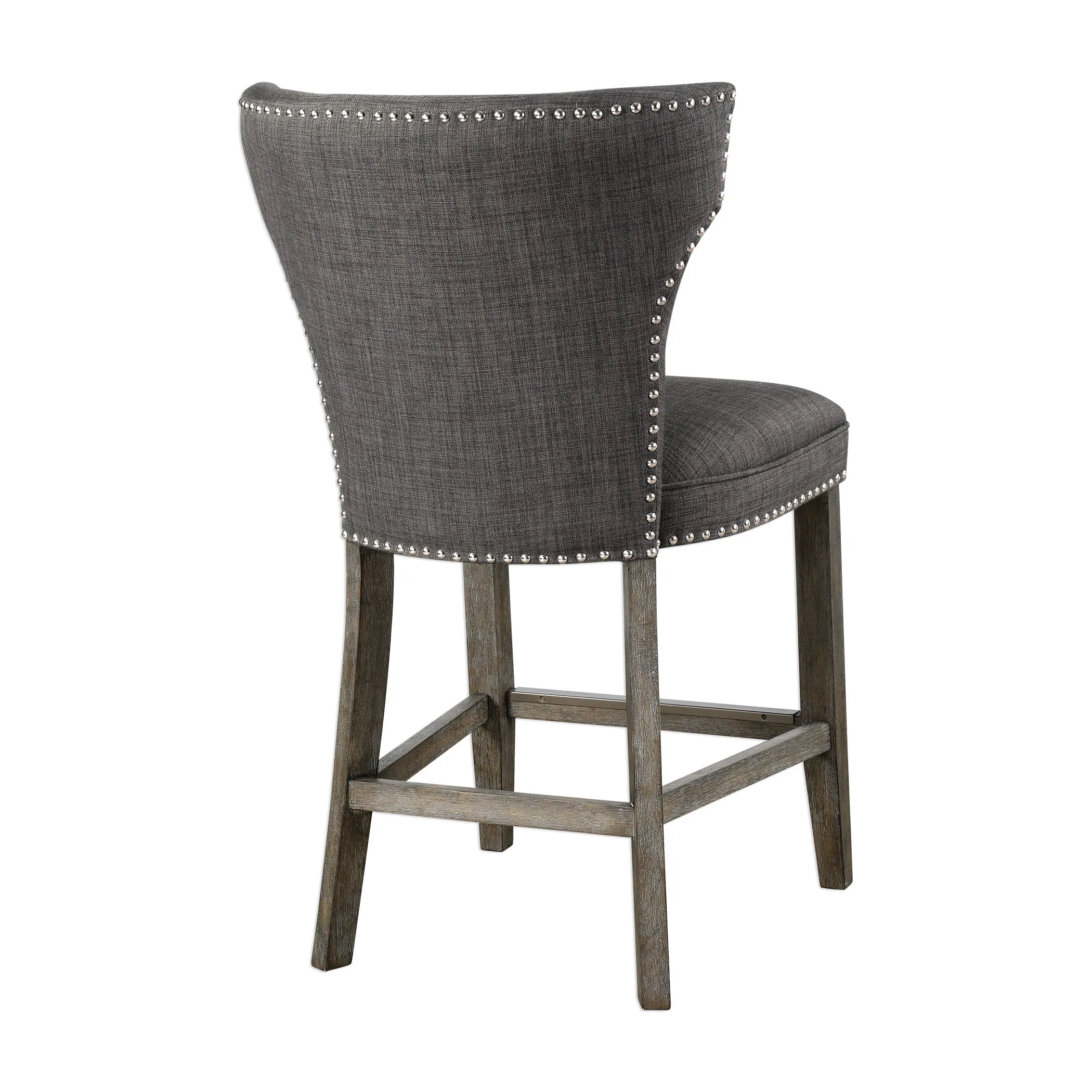 ARNAUD CHARCOAL COUNTER STOOL