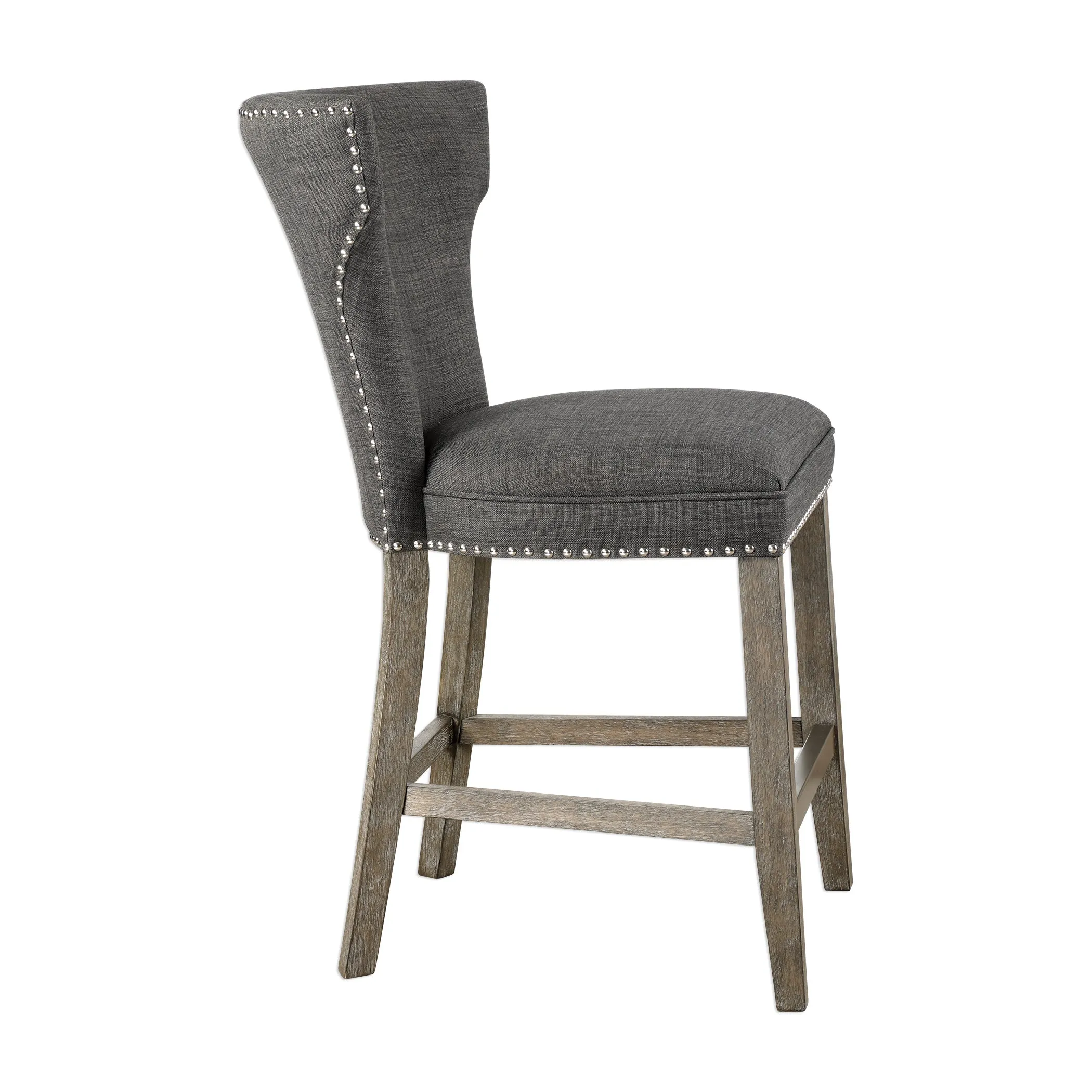 ARNAUD CHARCOAL COUNTER STOOL