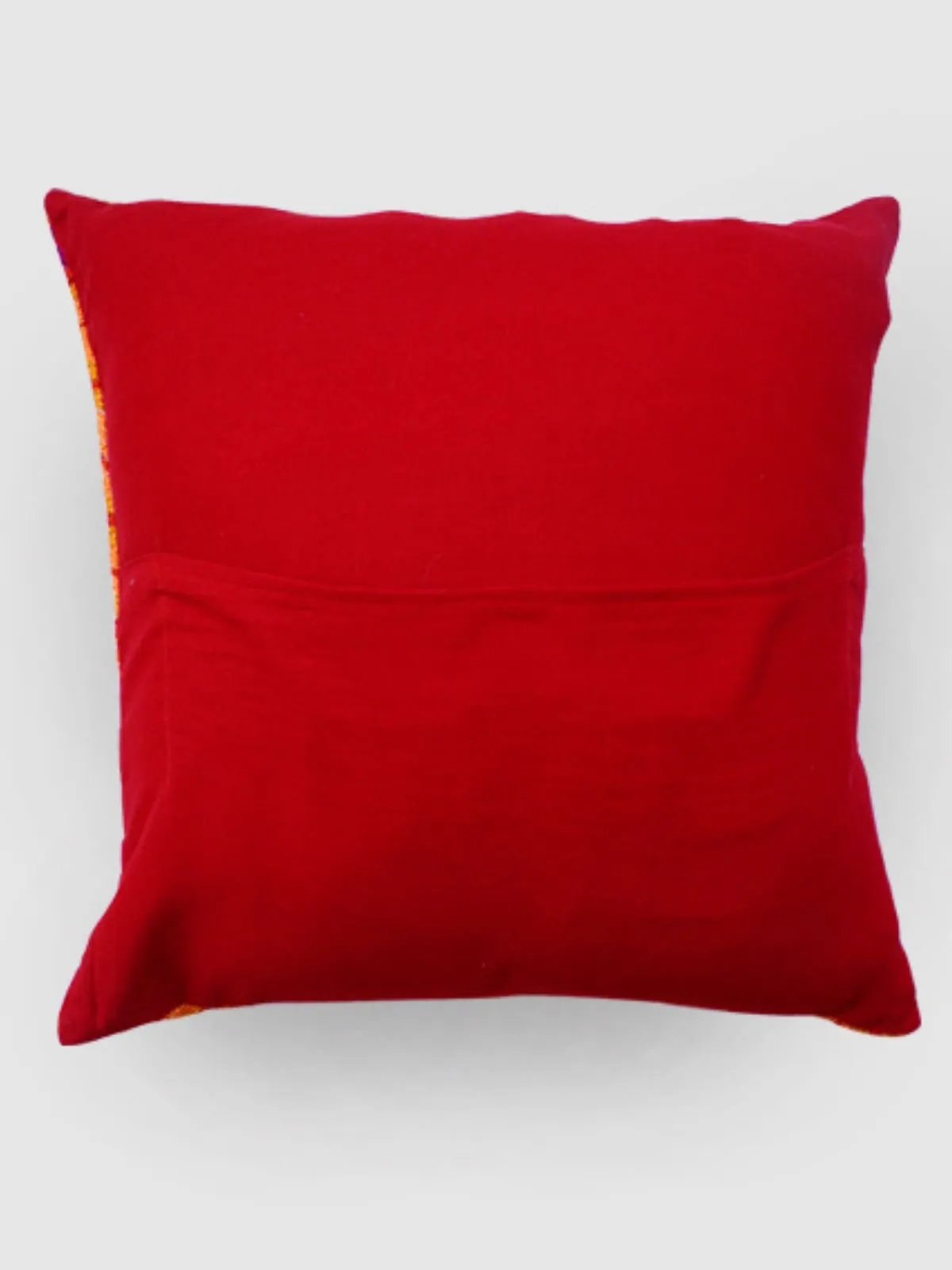 Aster Chainstitch Embroidered Cushion Cover