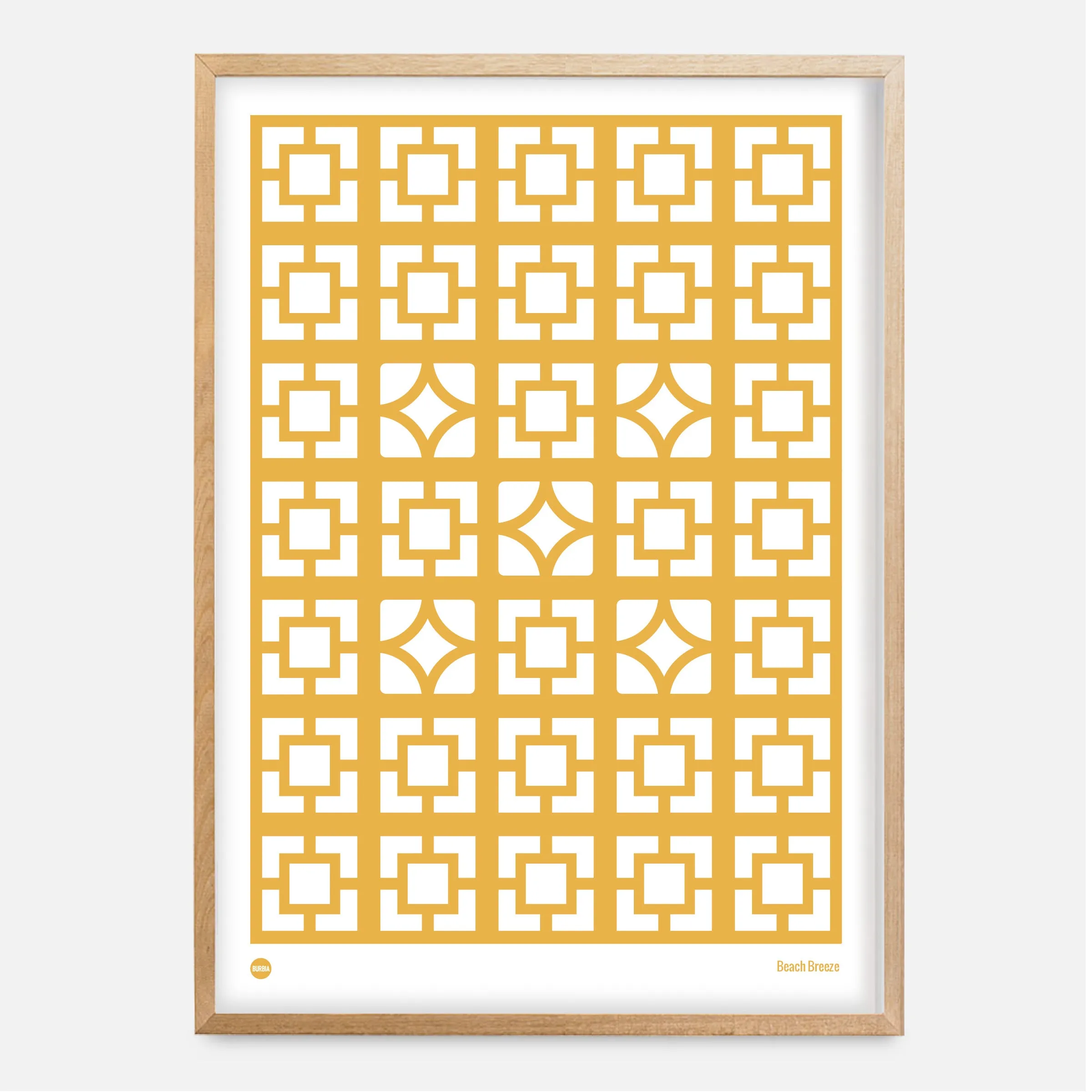 Beach Breeze Block Print
