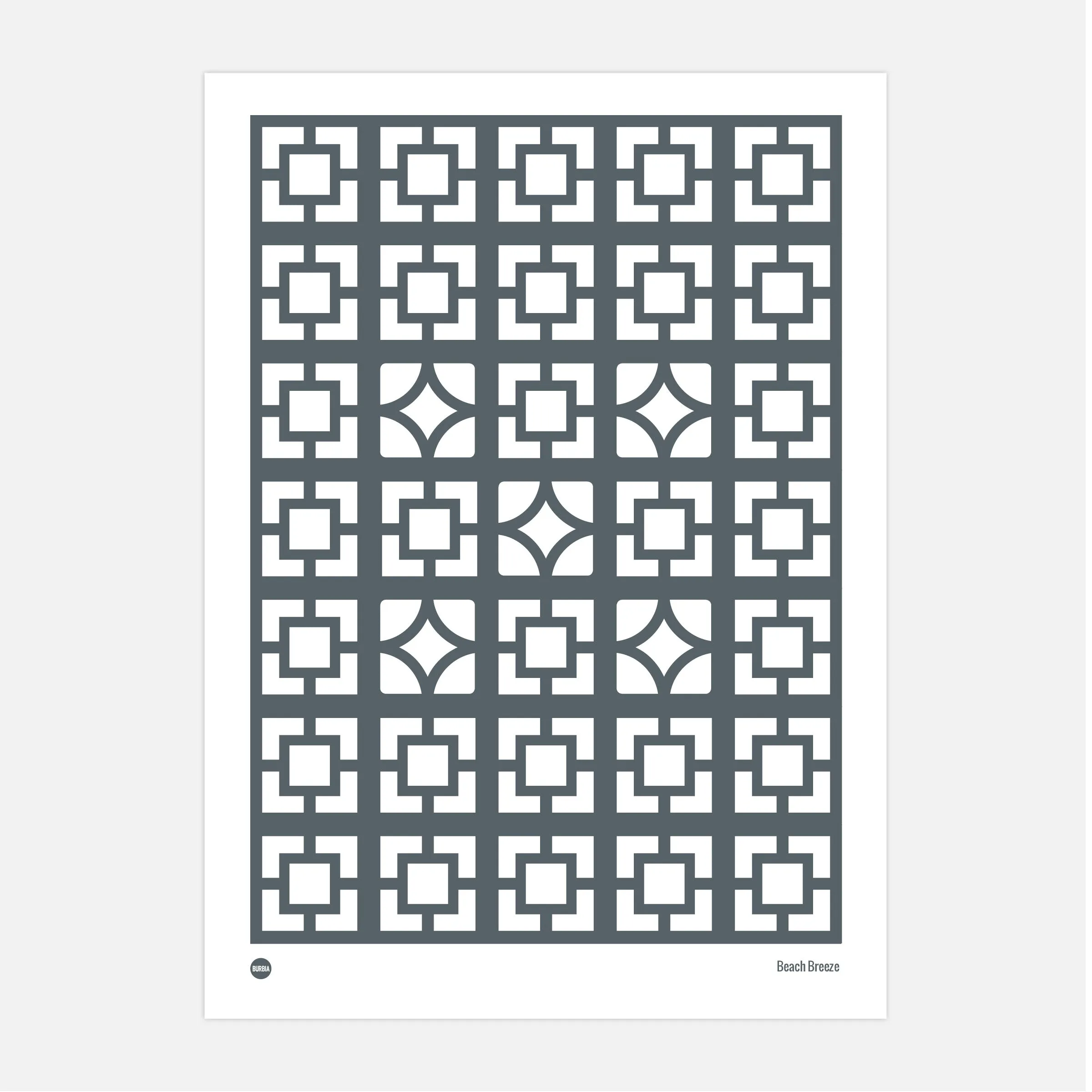 Beach Breeze Block Print