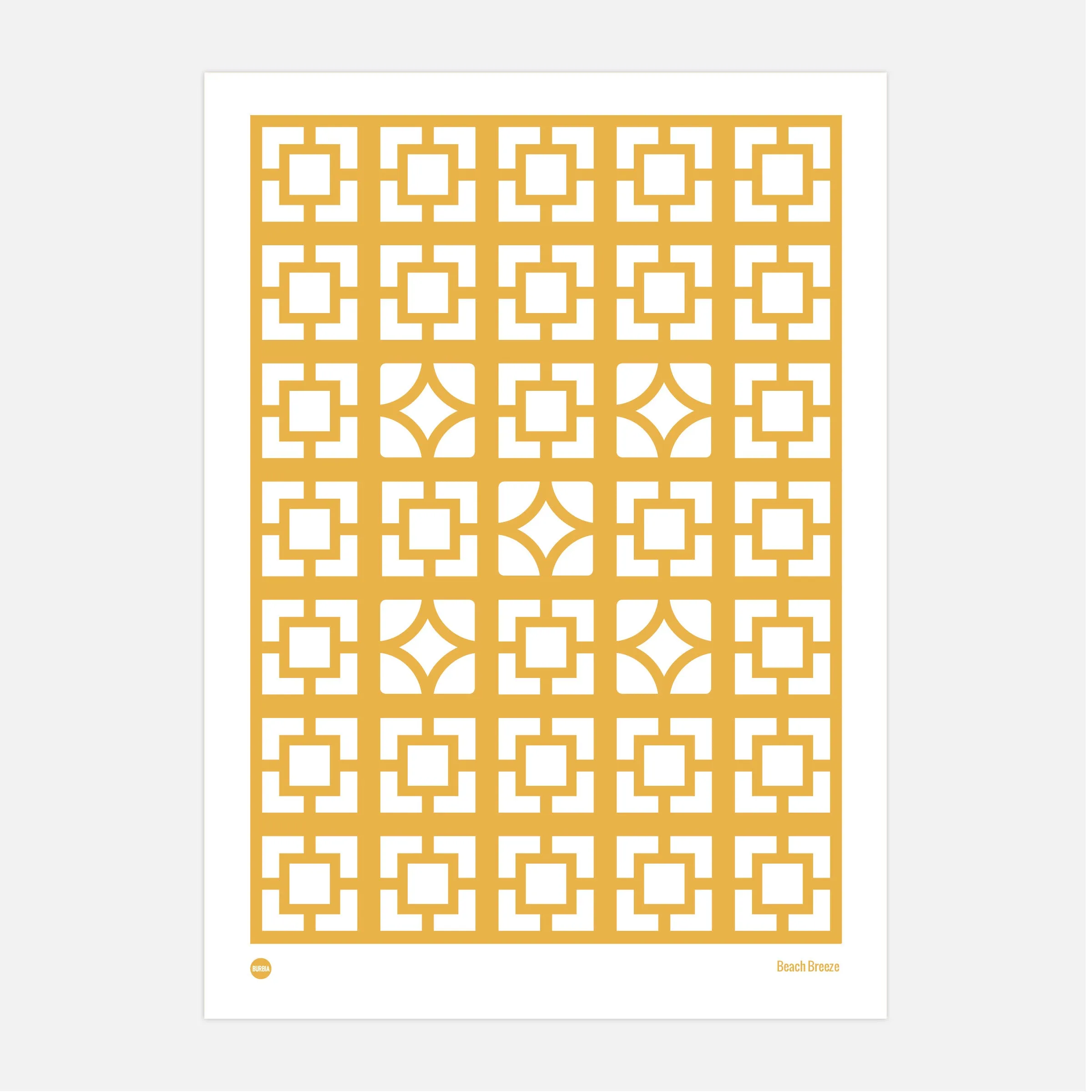 Beach Breeze Block Print