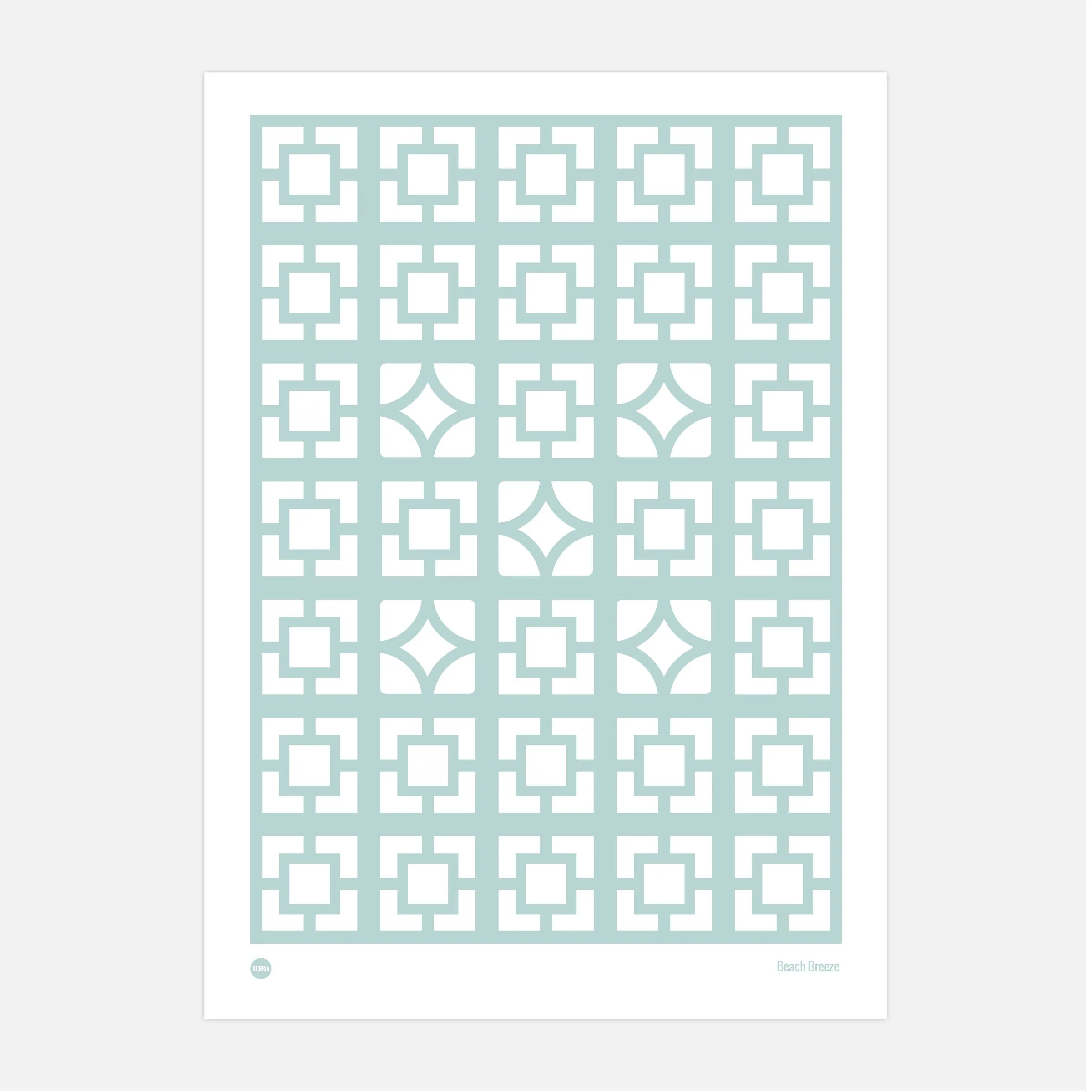 Beach Breeze Block Print