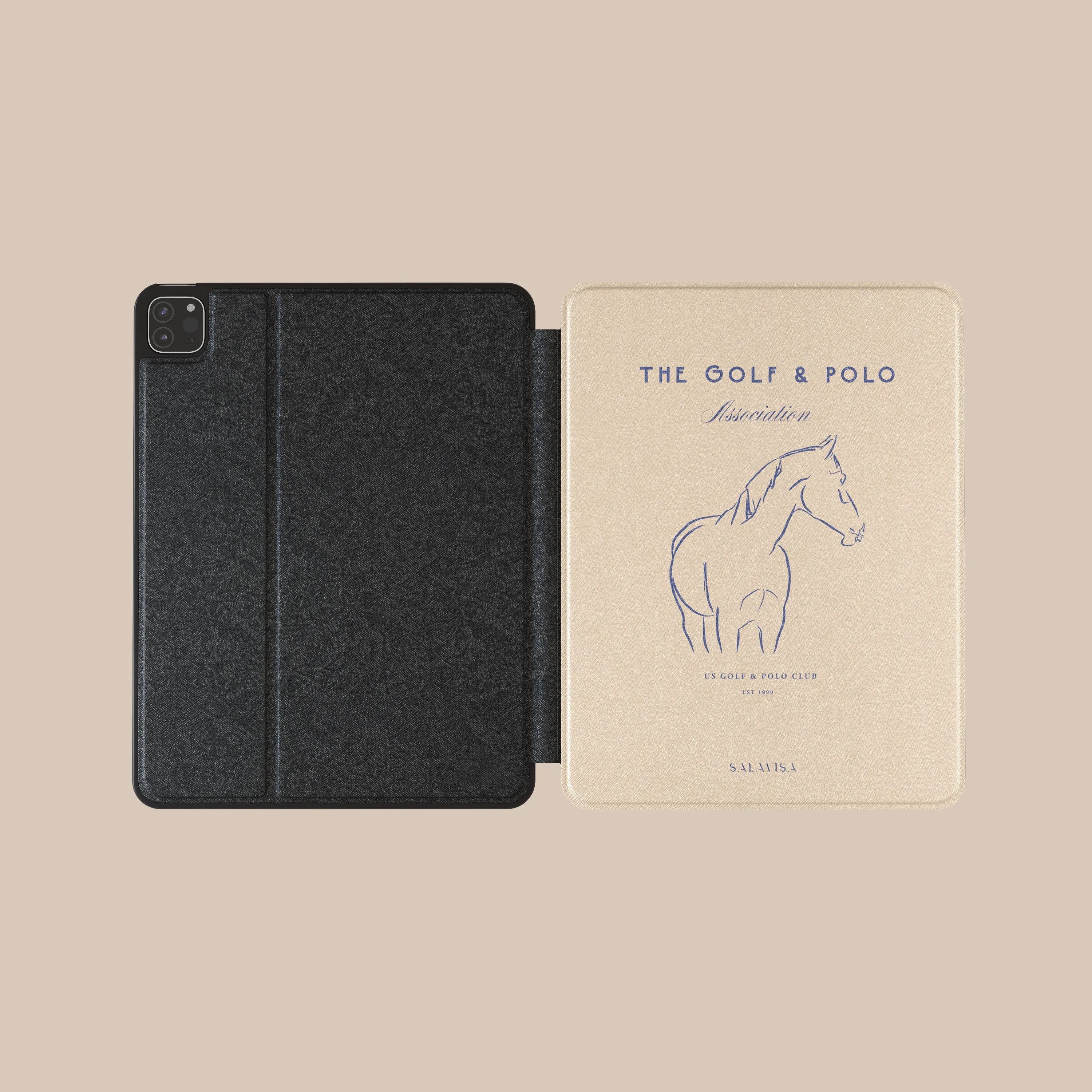 Beige Golf & Polo iPad Case