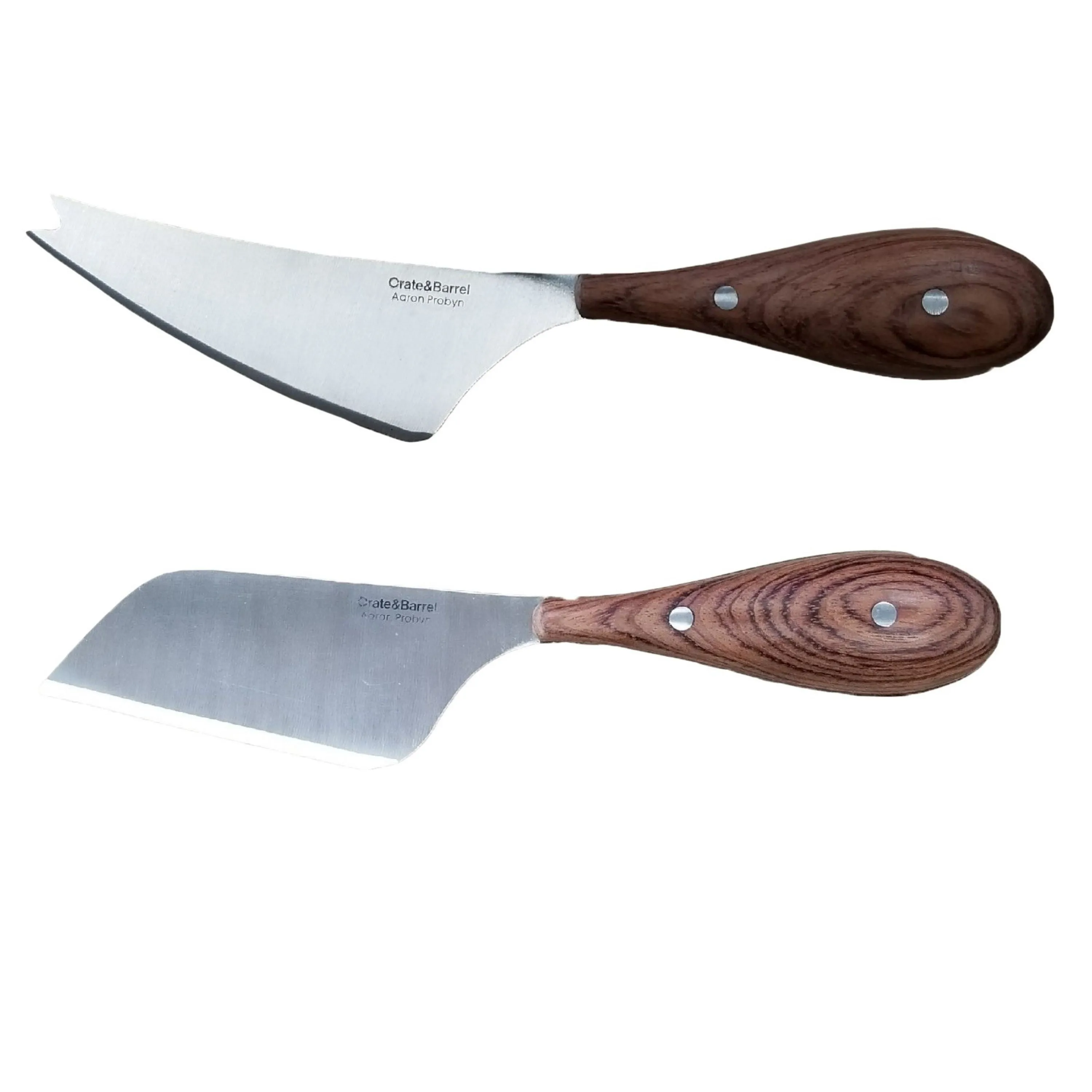BergHOFF Aaron Probyn 3pc Cheese Knife and Bamboo Long Cutting Board Set, Two-Toned