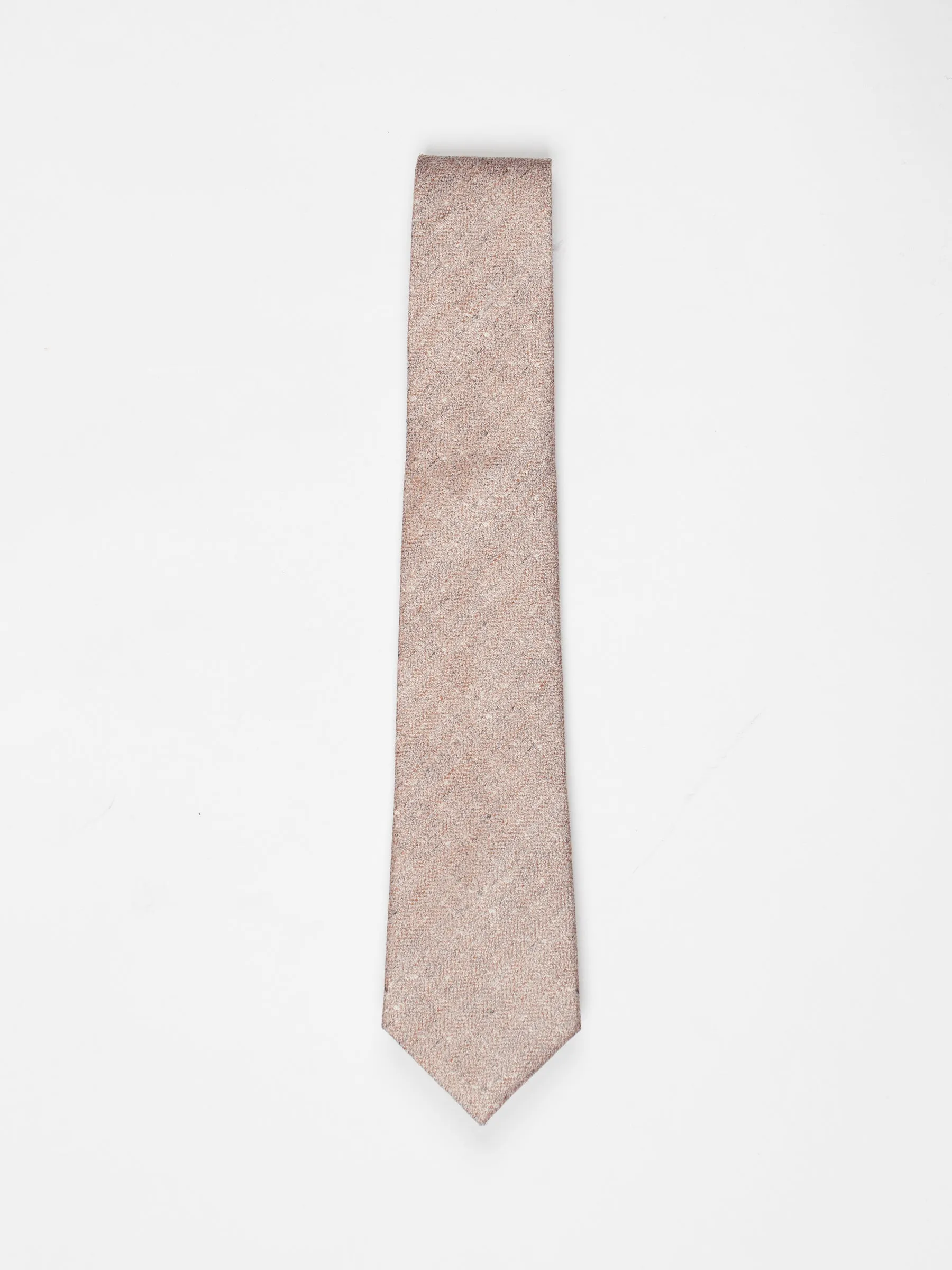 Champagne Gold Herringbone Texture Tie