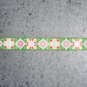 Dena Designs Ribbon : Holiday Bursts - Green