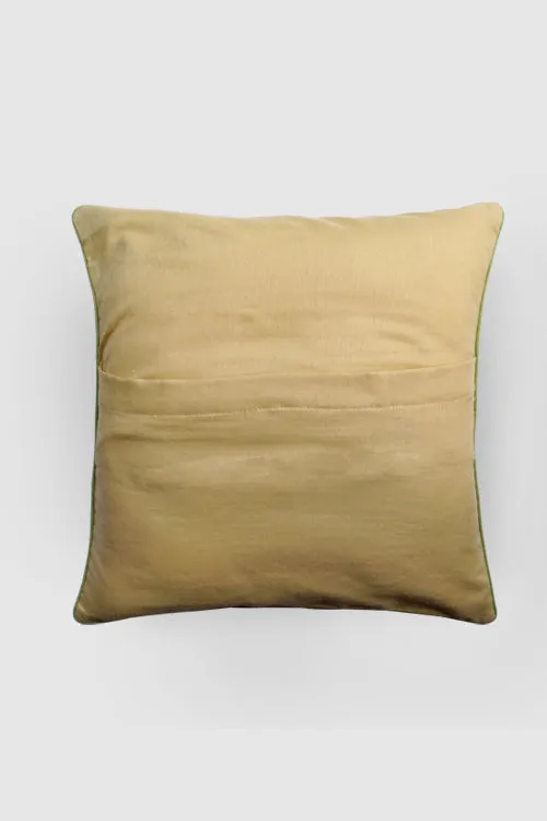 Dilara Aari Embroidered Cushion Cover Beige