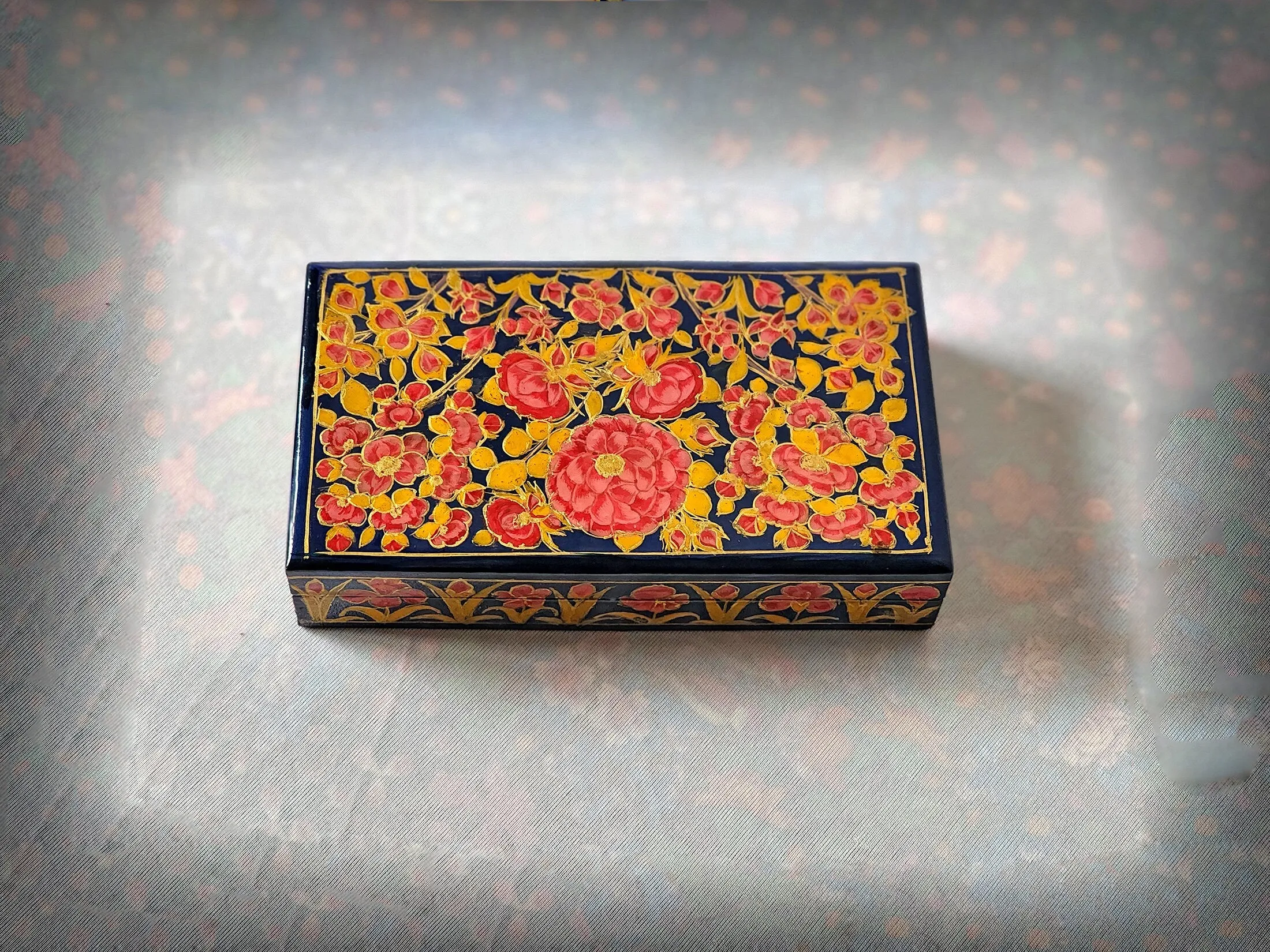 Exquisite Mystery Jewelry Box: A Timeless Treasure from Kashmir