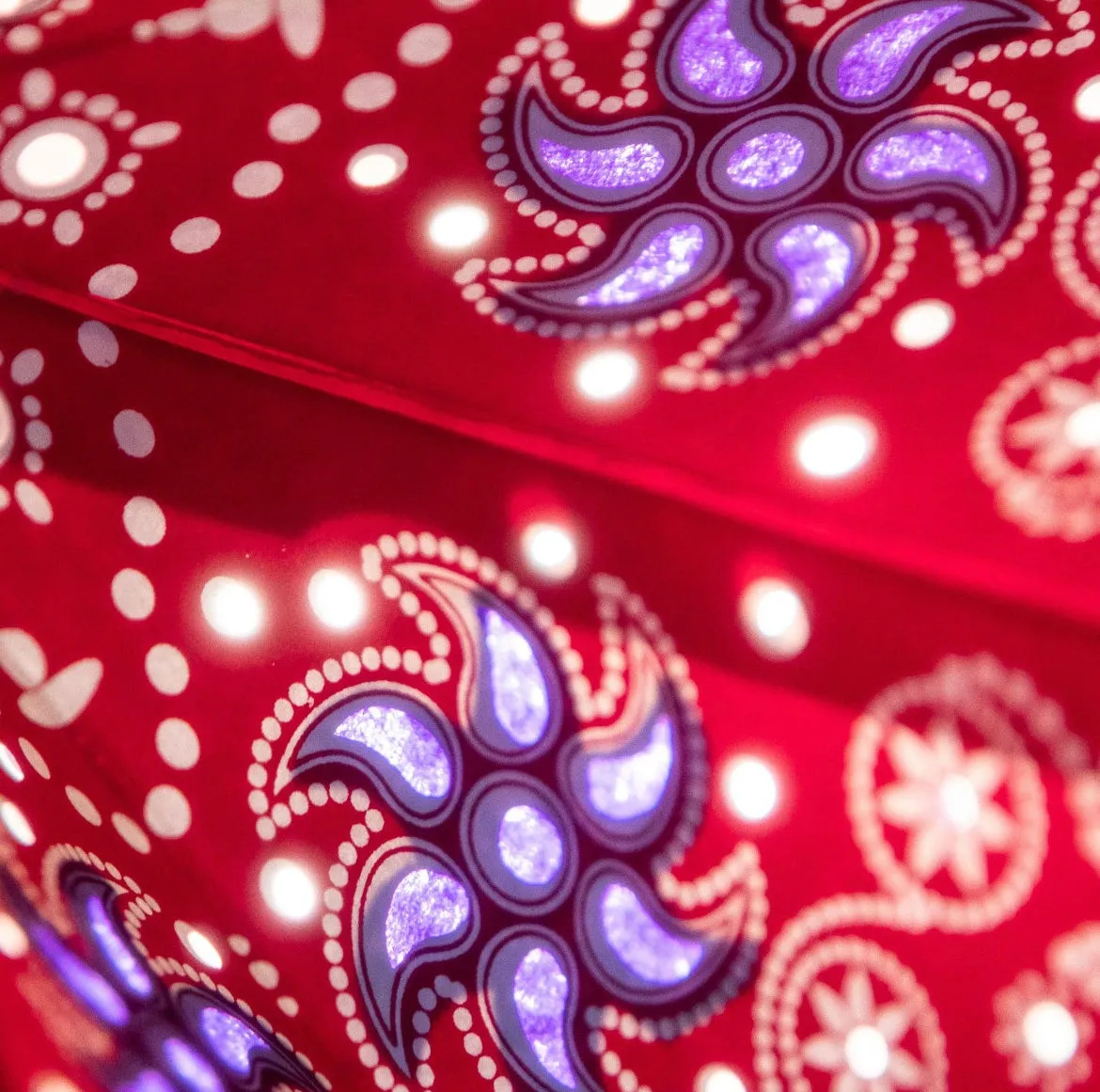 Firework Red Paper Star Lantern