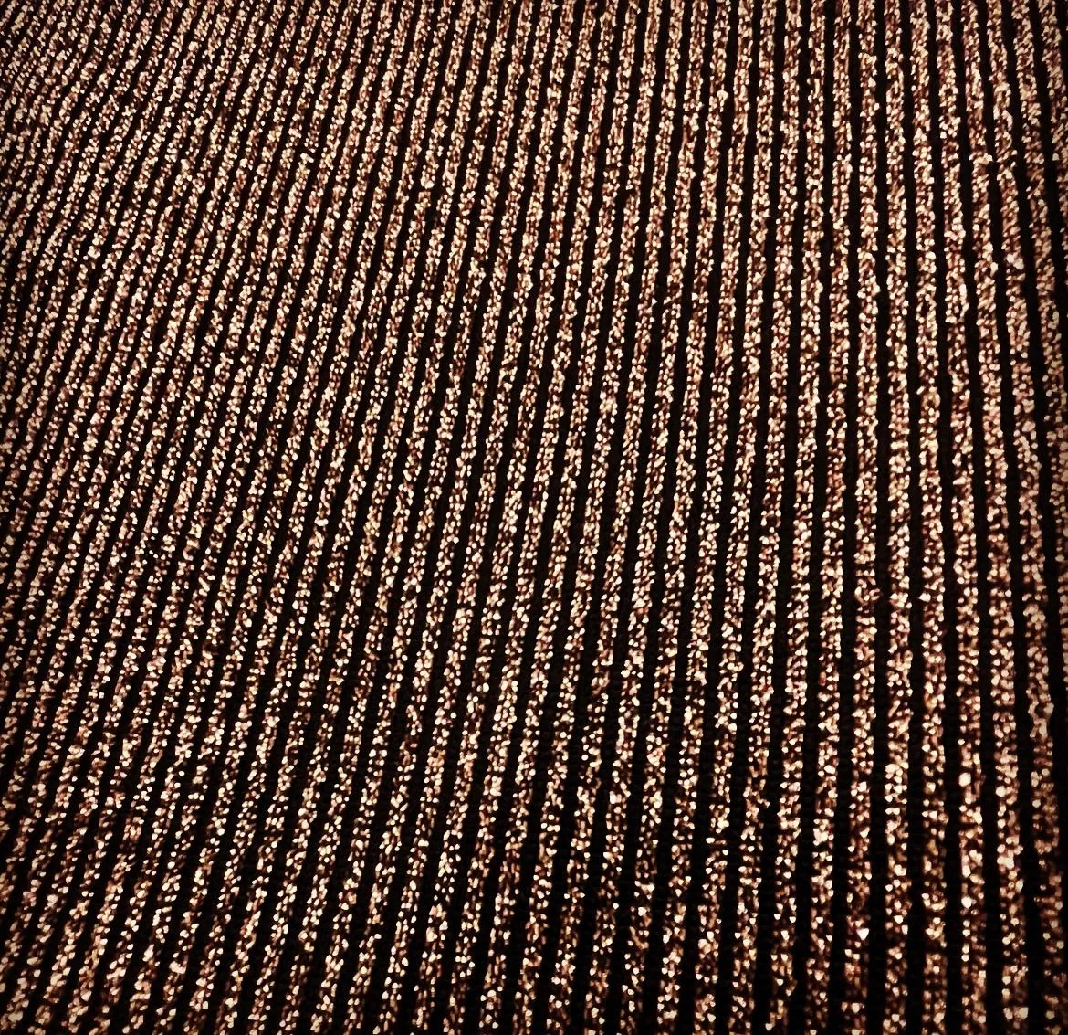 Flared Pant - Bronze Lurex Stripe