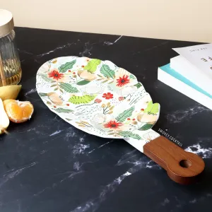 Floral Serving Platter