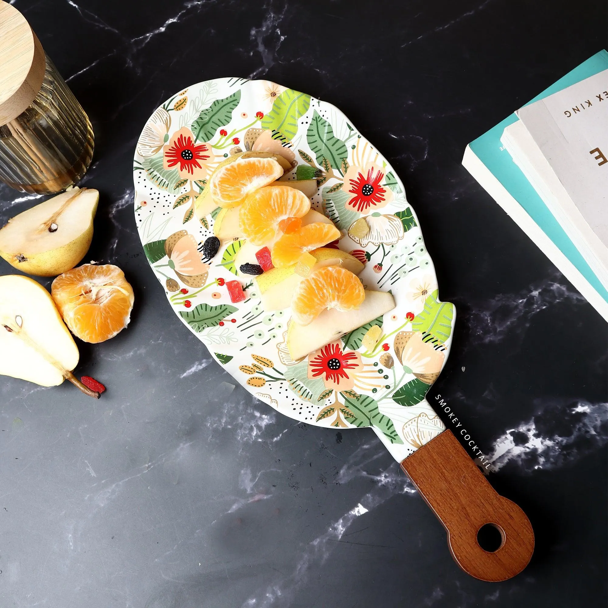Floral Serving Platter