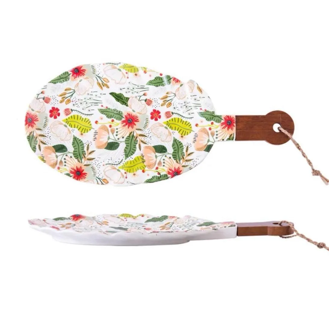 Floral Serving Platter