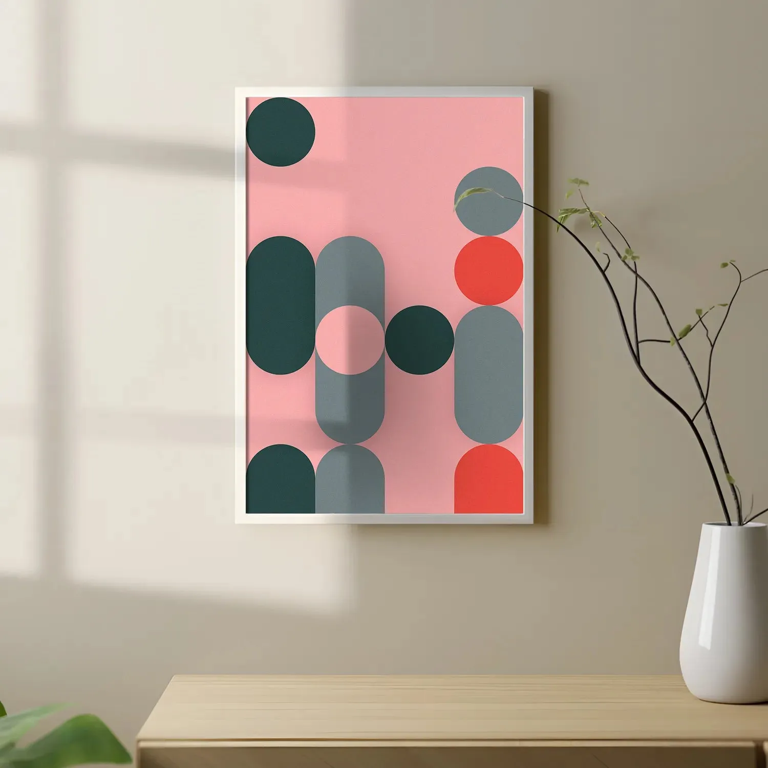 Geometric Pattern Wall Art - III