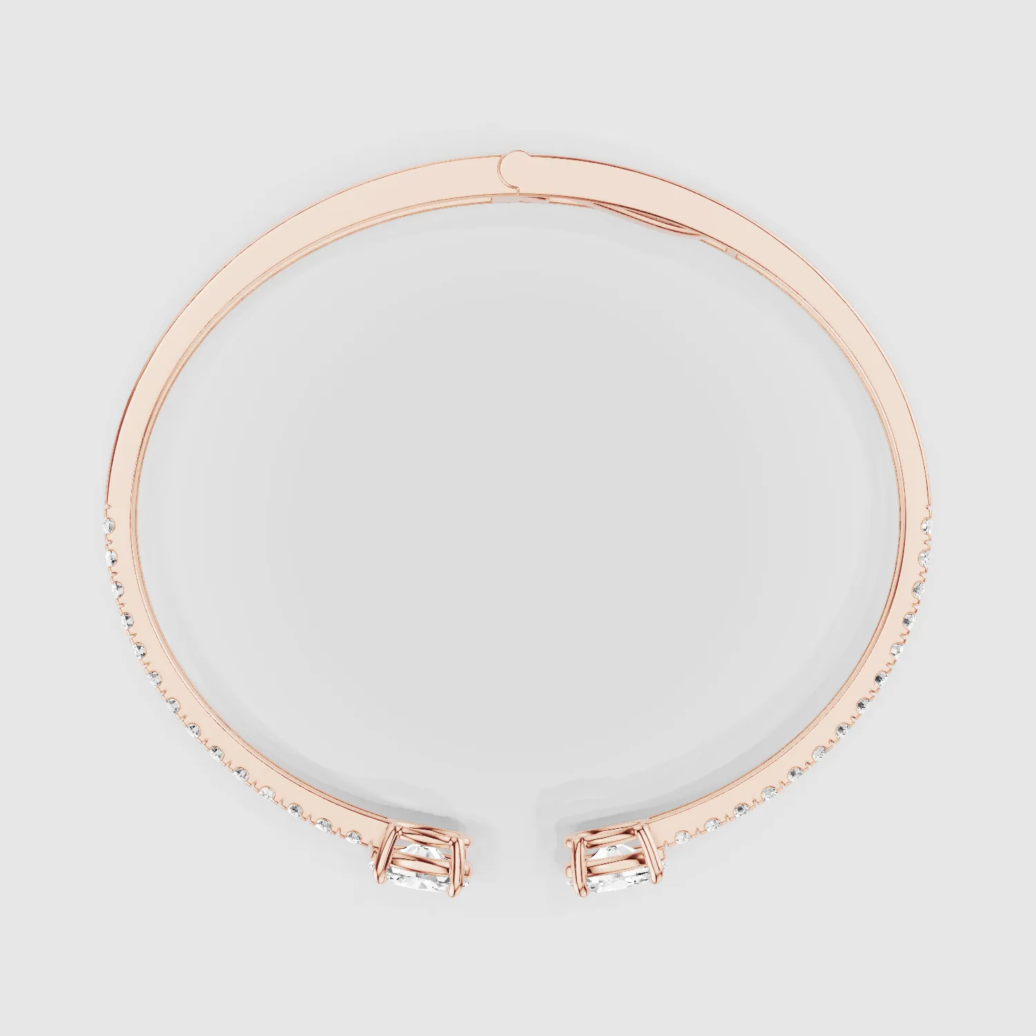 Gina Lab Grown Diamond Bangle-Oval
