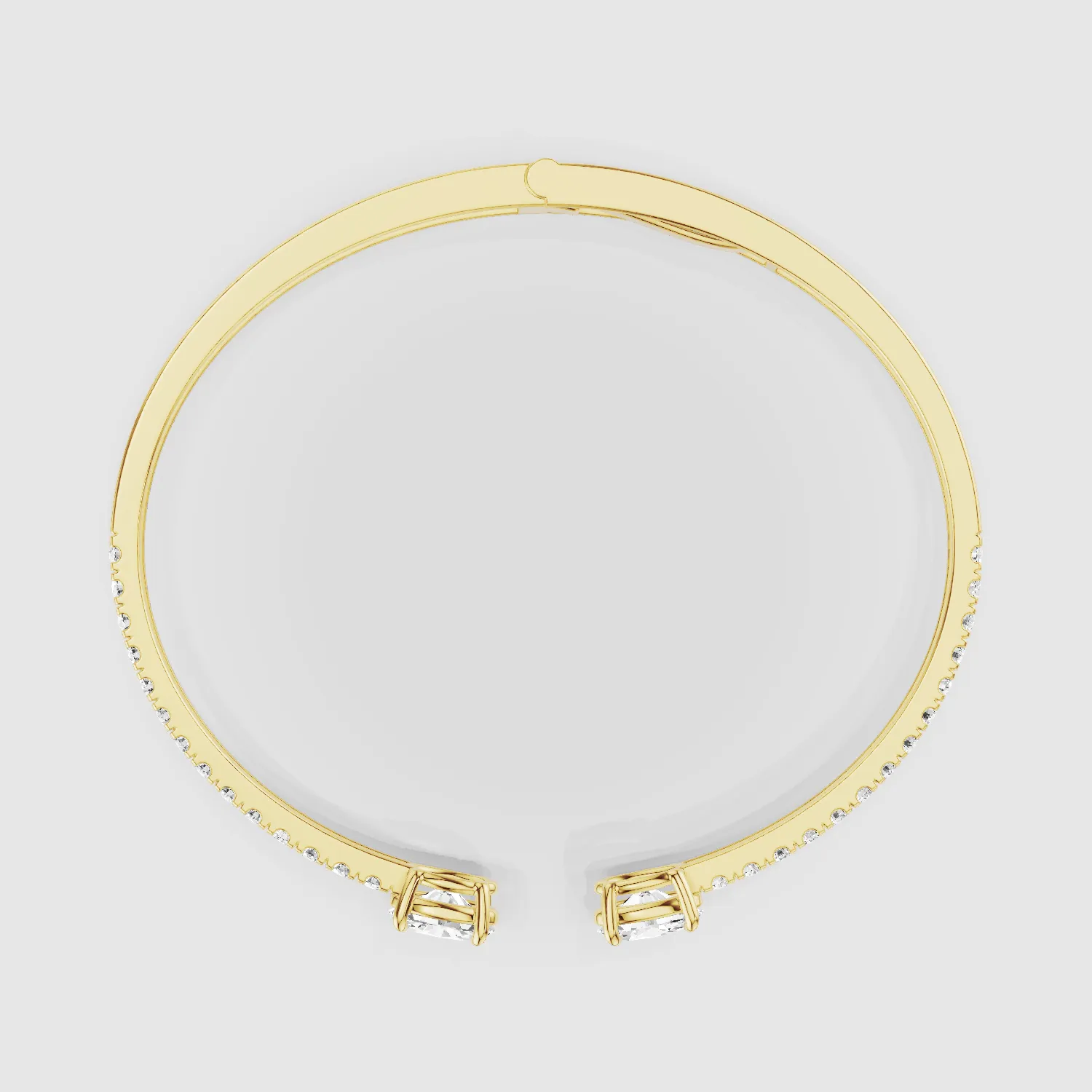 Gina Lab Grown Diamond Bangle-Oval