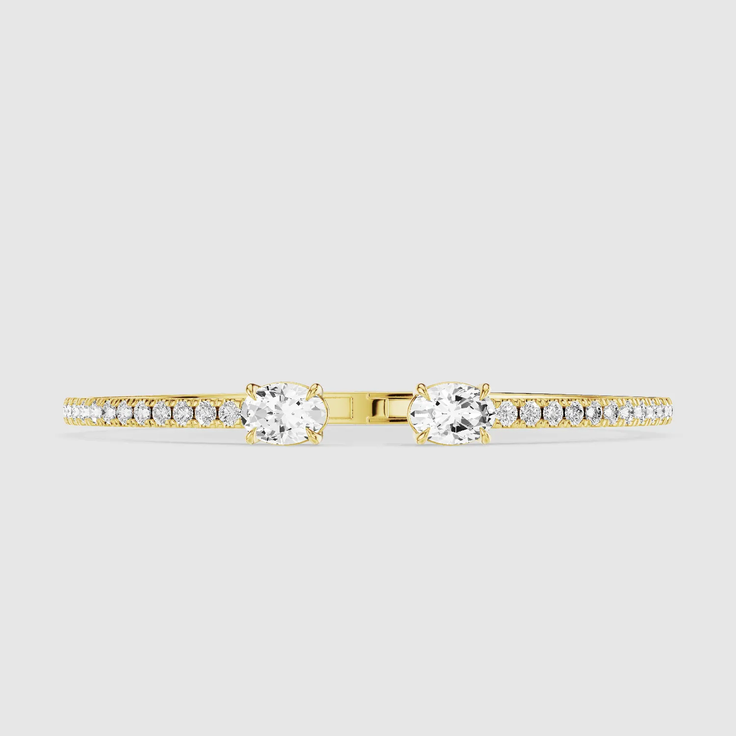 Gina Lab Grown Diamond Bangle-Oval