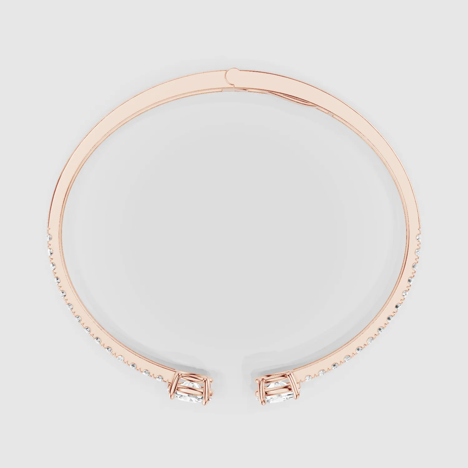Gina Lab Grown Diamond Bangle-Oval