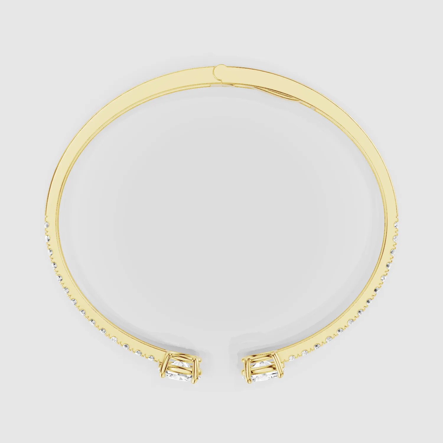 Gina Lab Grown Diamond Bangle-Oval
