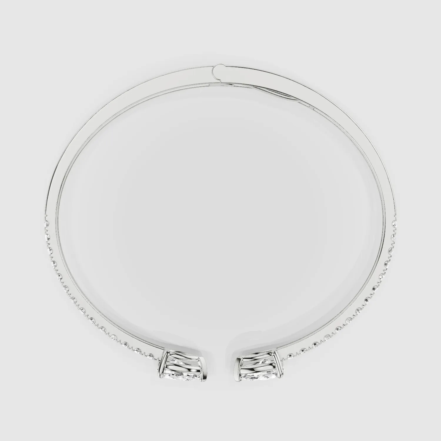 Gina Lab Grown Diamond Bangle-Pear