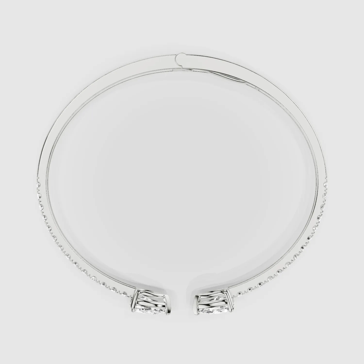 Gina Lab Grown Diamond Bangle-Pear