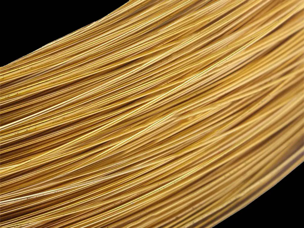 Golden Zari Copper Stiff Metallic Wire