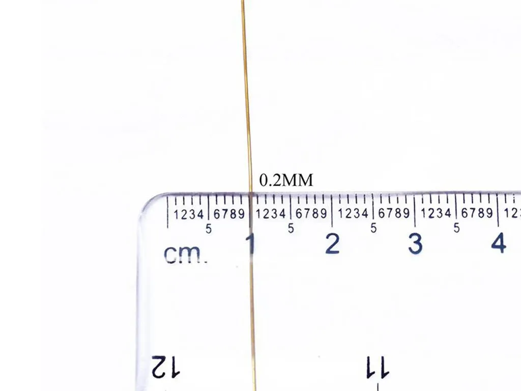 Golden Zari Copper Stiff Metallic Wire