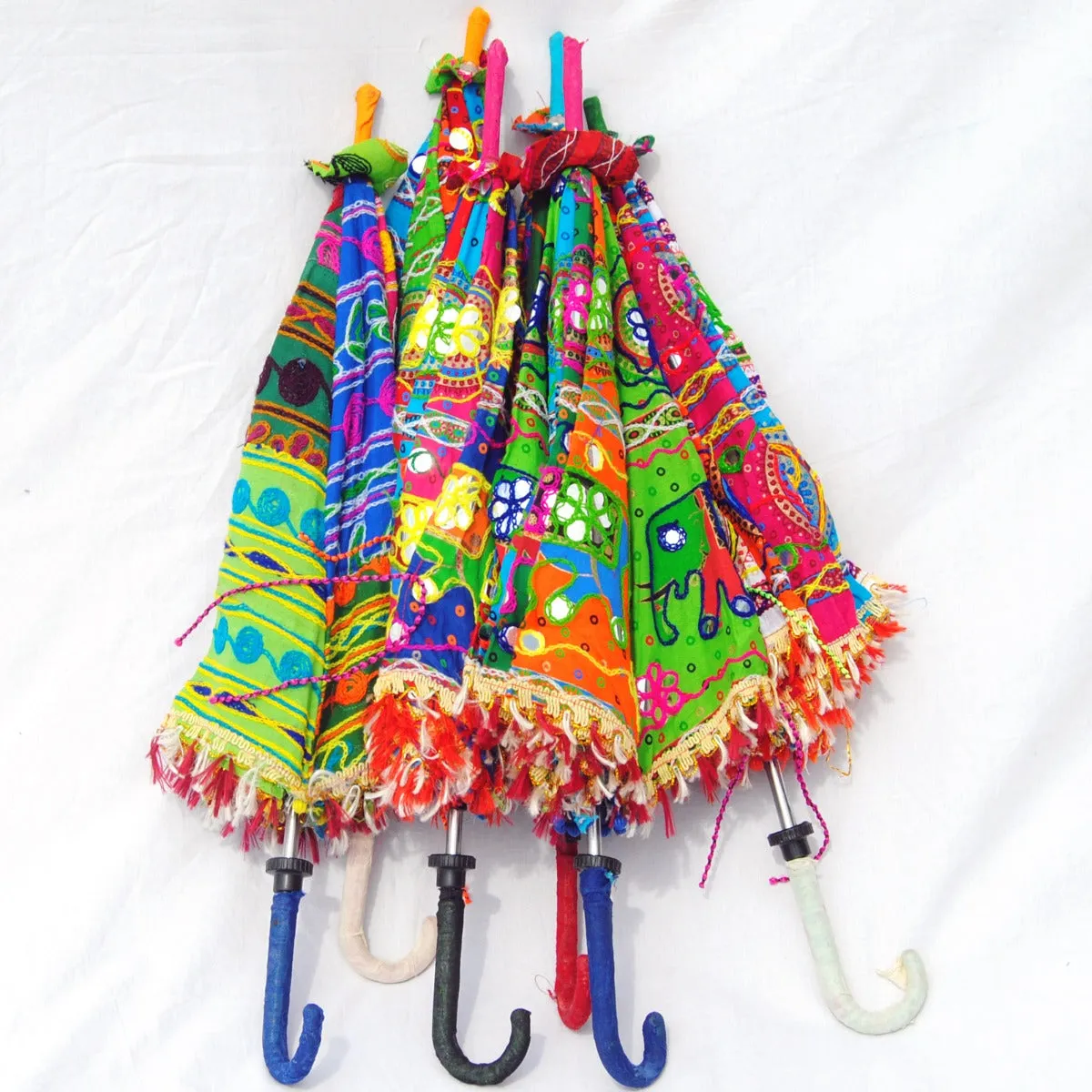 Indian Handmade Cotton Decorative Umbrella 5 PCS