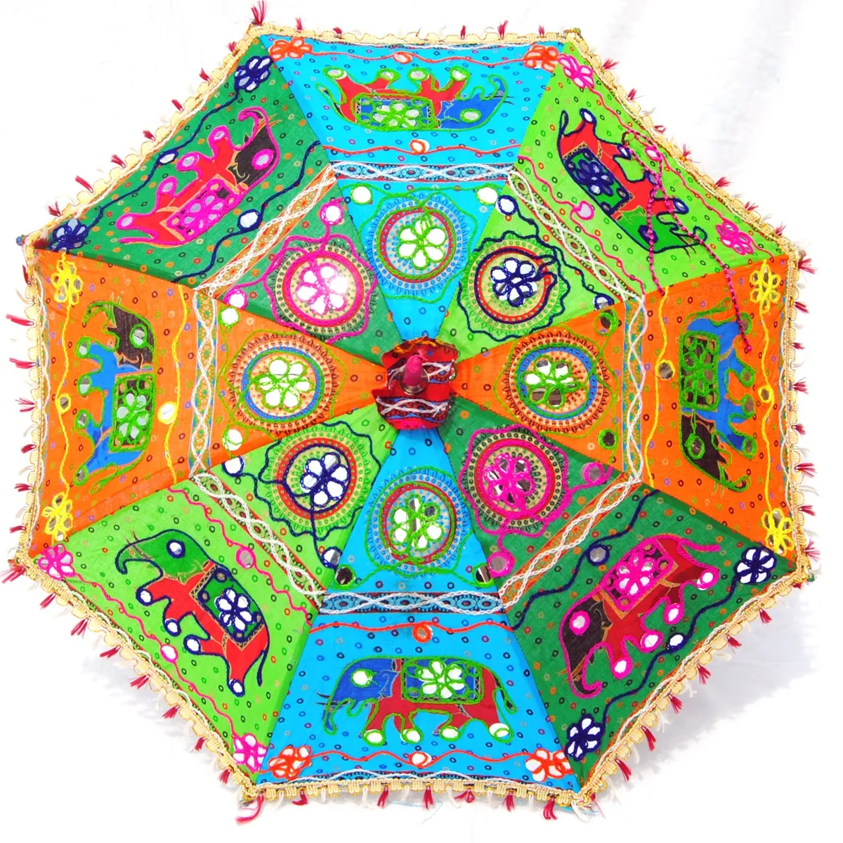 Indian Handmade Cotton Decorative Umbrella 5 PCS