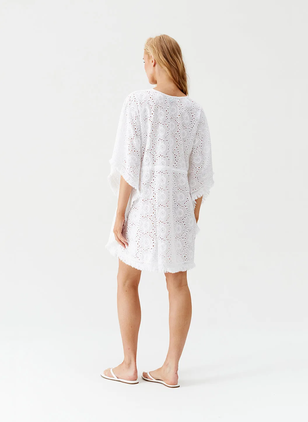 Ivy White Kaftan