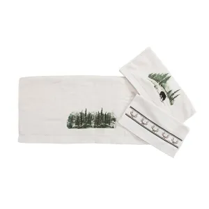 Joshua 3-PC Bath Towel Set, Cream