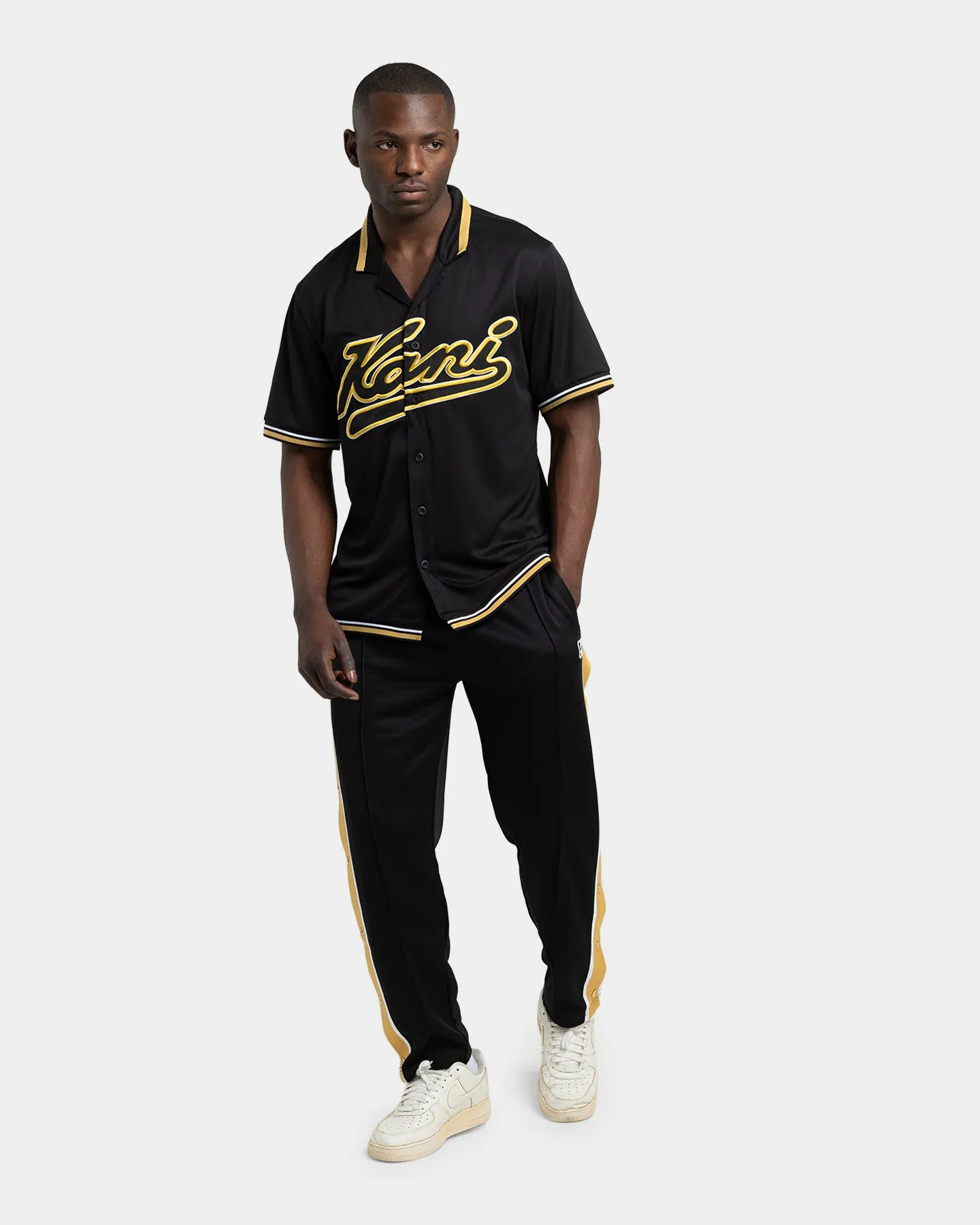 Karl Kani Varsity Baseball Shirt Black