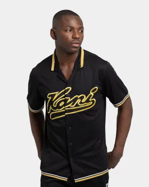 Karl Kani Varsity Baseball Shirt Black