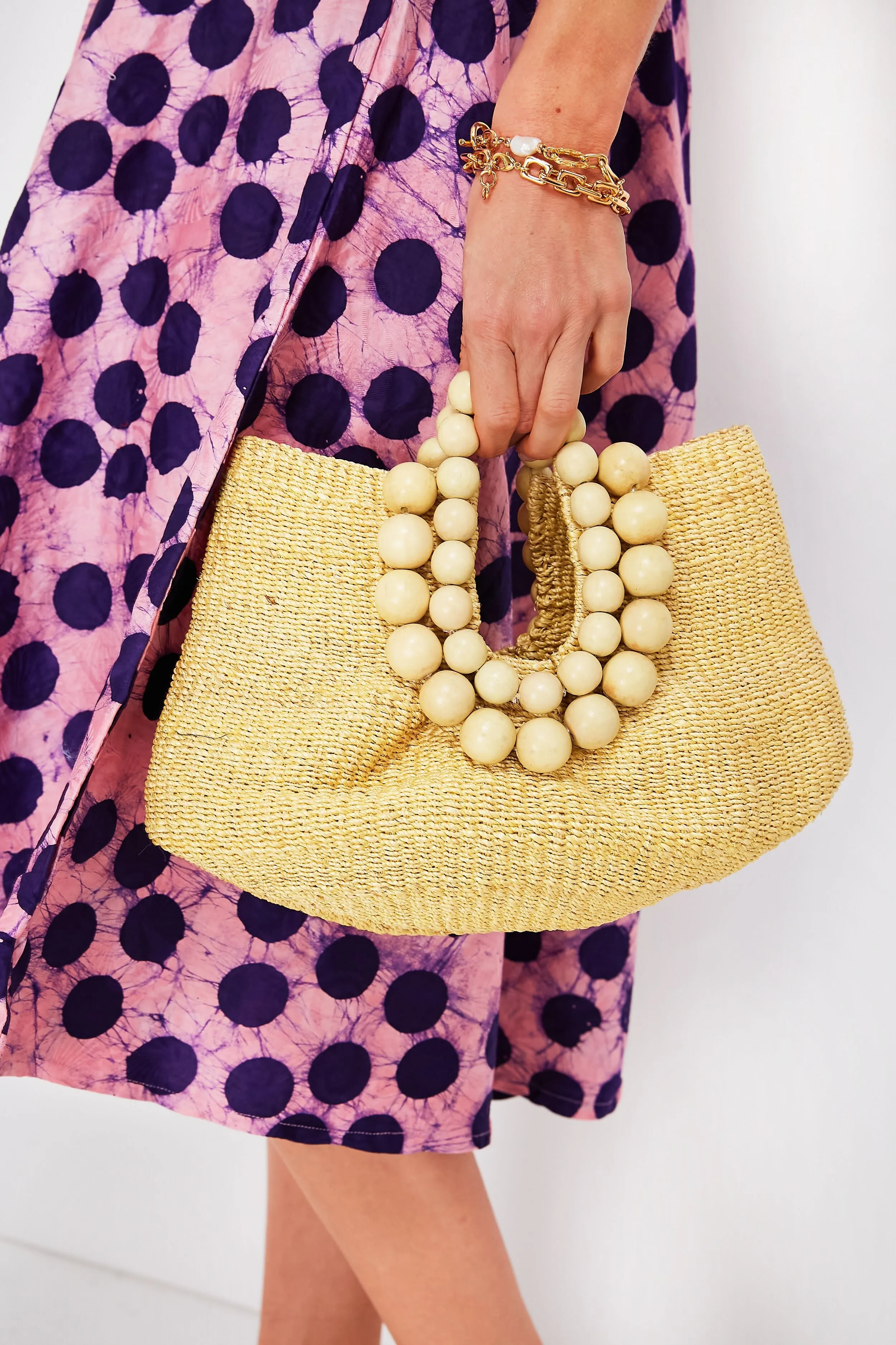 Lemon Cueba Beads Bag