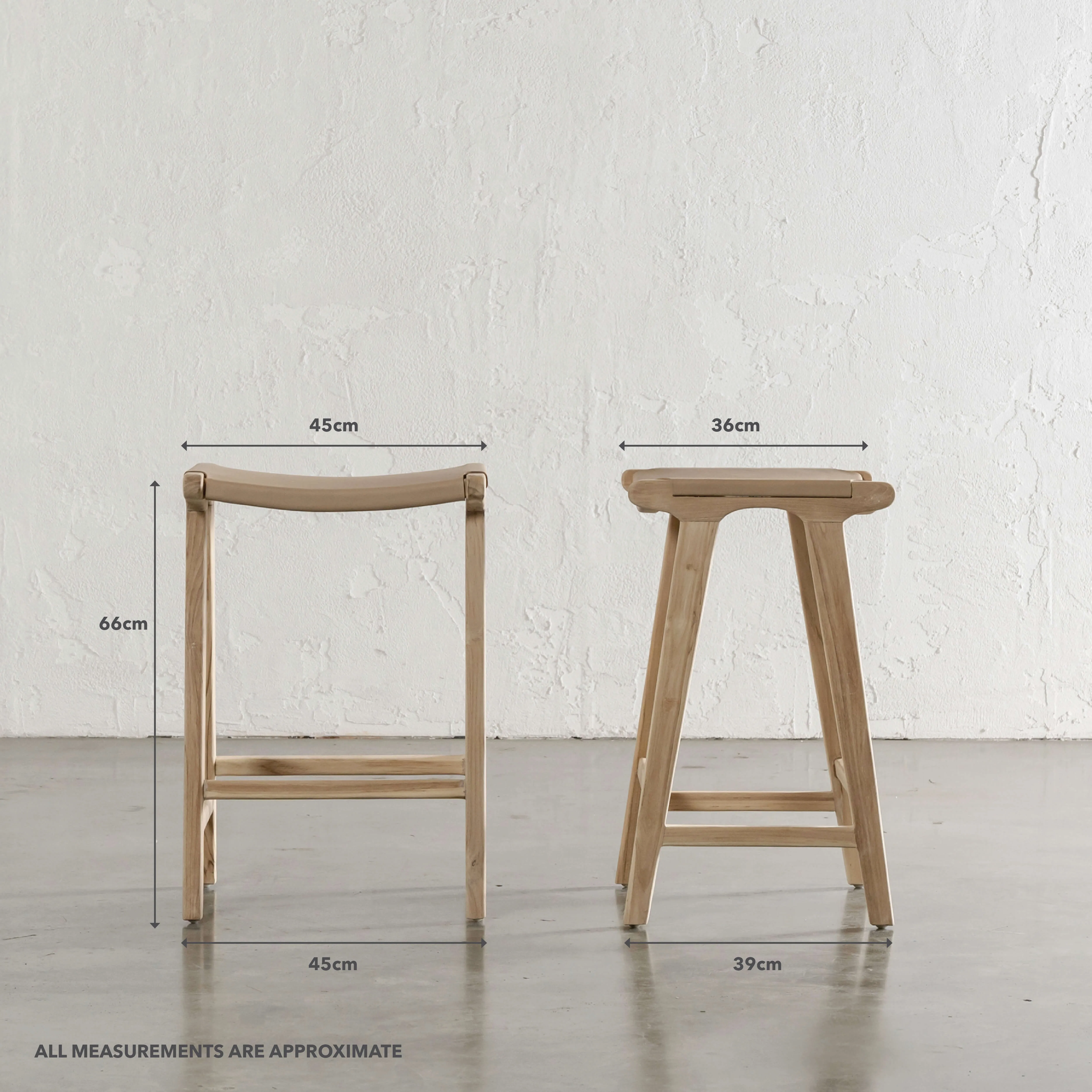 MALAND CONTEMPO SOLID HIDE LEATHER COUNTER STOOL  |  BUNDLE   SAVE  |  TOASTED ALMOND LEATHER HIDE