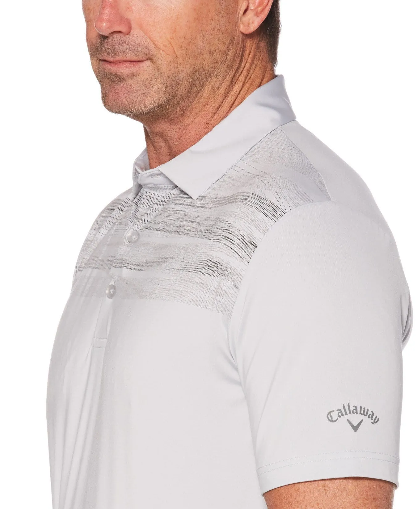 Mens Mens Chest Print Polo