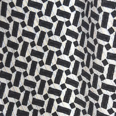 Metallic Geometric Brocade