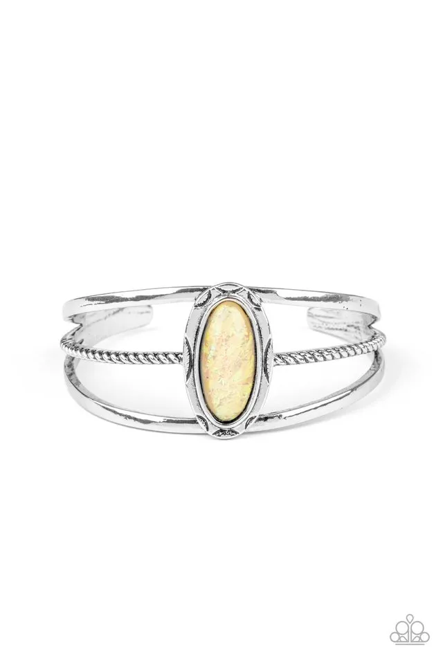 Paparazzi Bracelet ~ Stone Sahara - Yellow