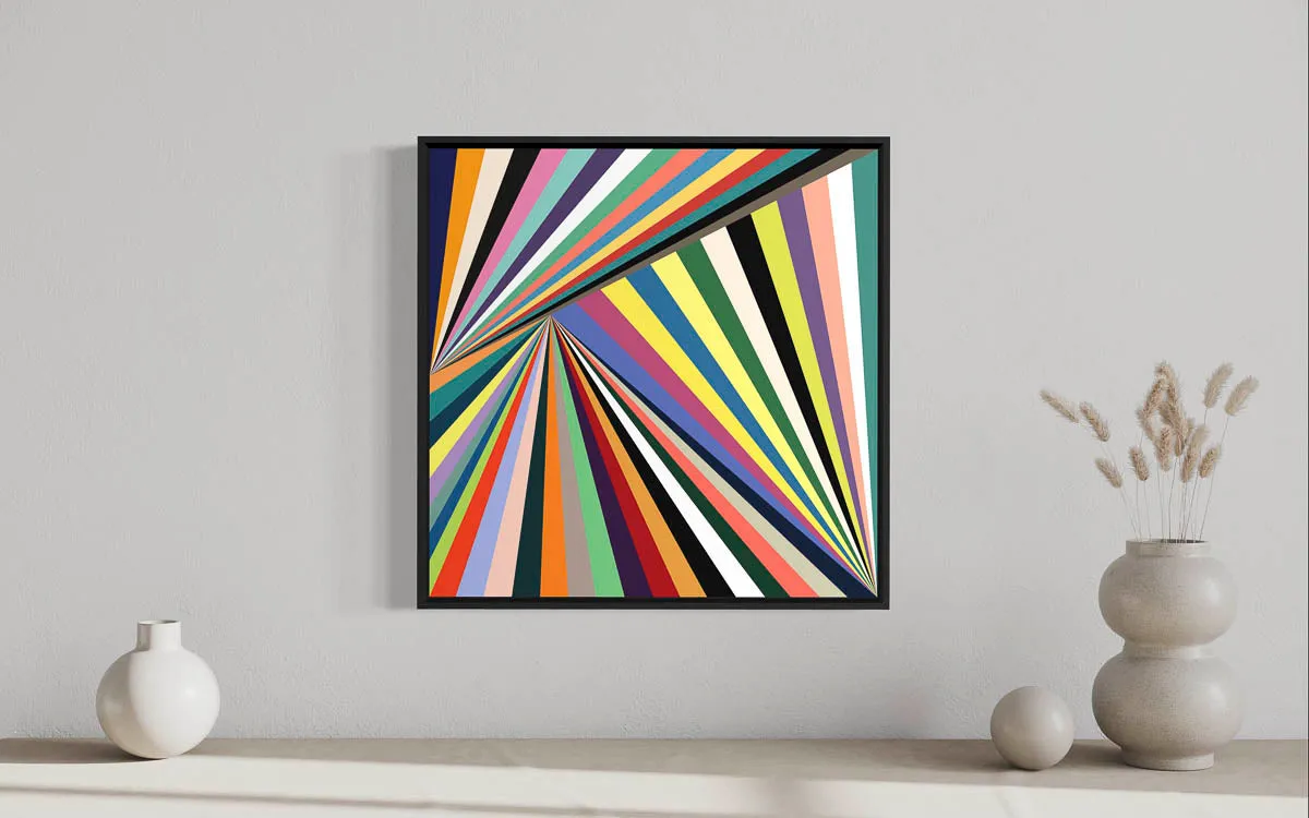 Print Pulled In All Directions