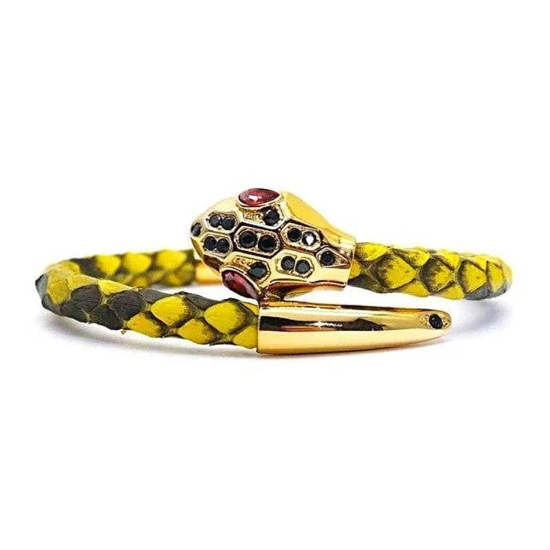 Royal Yellow Bravura Leather