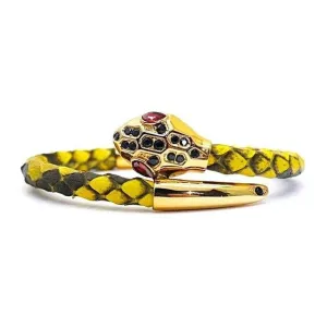 Royal Yellow Bravura Leather