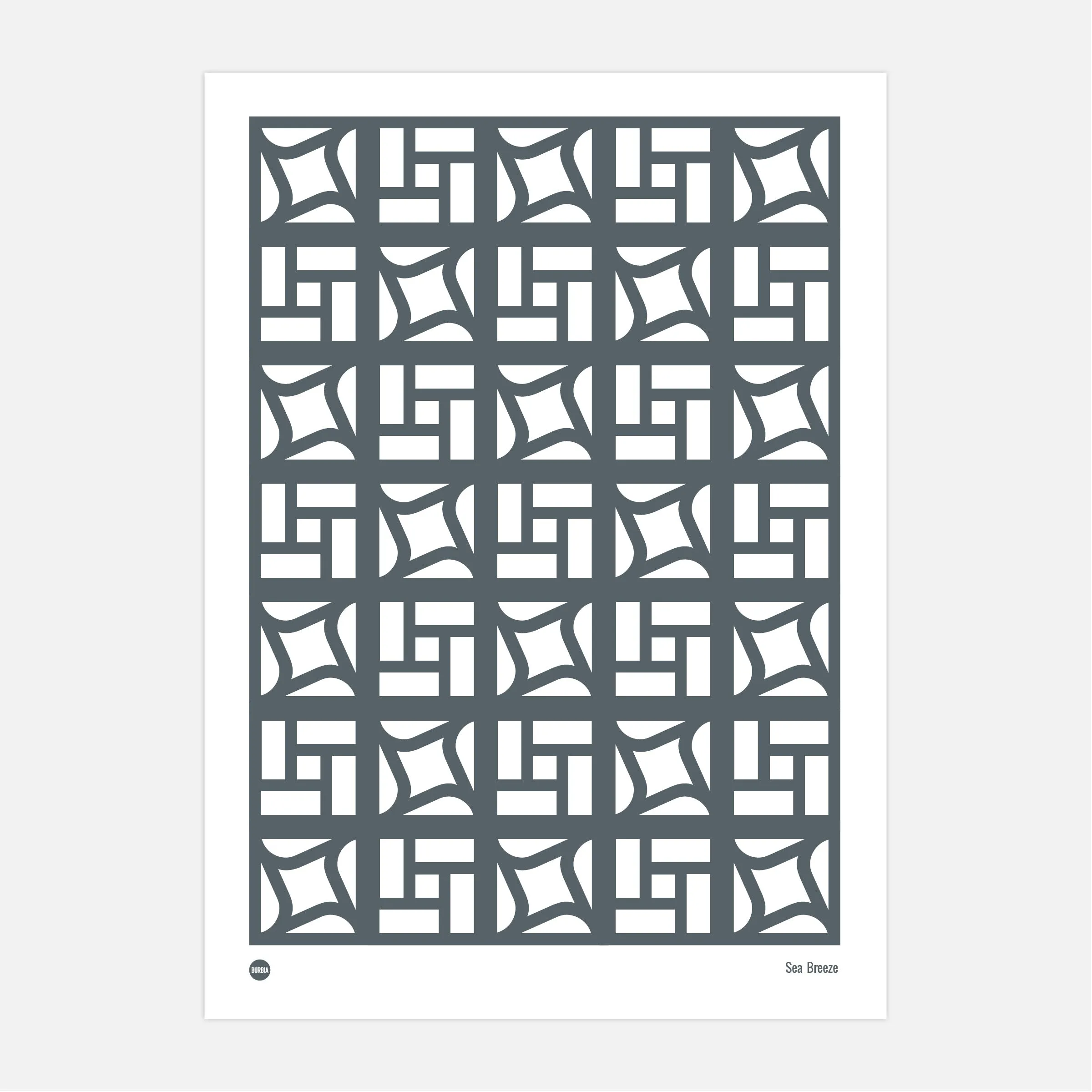 Sea Breeze Block Print