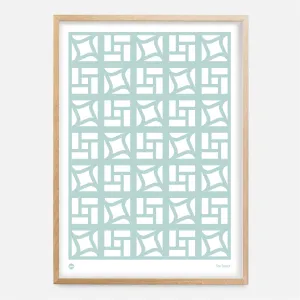 Sea Breeze Block Print